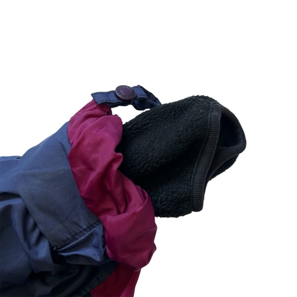Vintage 90s Columbia Long’s Peak Convertible Fleece Winter Jacket Purple Medium - Picture 8 of 13